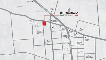 Location of Yash Pushpak Heights - Image 162567