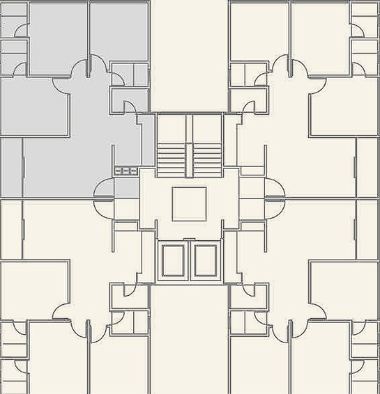 Floor Plan of Uma Siddhi Greens in Lambha, Ahmedabad - Image 155001