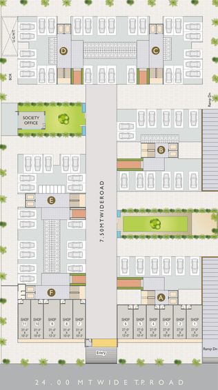 Master Plan of Uma Siddhi Greens in Lambha, Ahmedabad - Image 155002