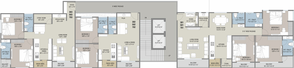 Floor Plan of W The Prime Sky View in Harni, Vadodara - Image 95594