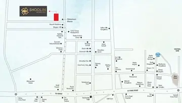 Location of Sahyog Shoolin Bunglows - Image 95604