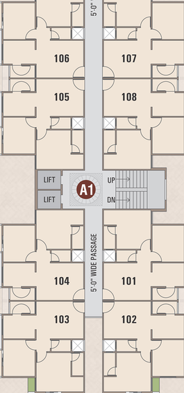 Floor Plan of Ashtavinayak Aatrey Ivaan 3 in Nana Chiloda, Ahmedabad - Image 157984