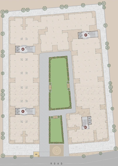Master Plan of Ashtavinayak Aatrey Ivaan 3 in Nana Chiloda, Ahmedabad - Image 157983