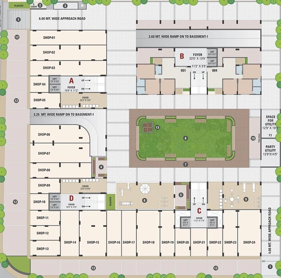Master Plan of Visva Kunj Nest in Ghuma, Ahmedabad - Image 192746