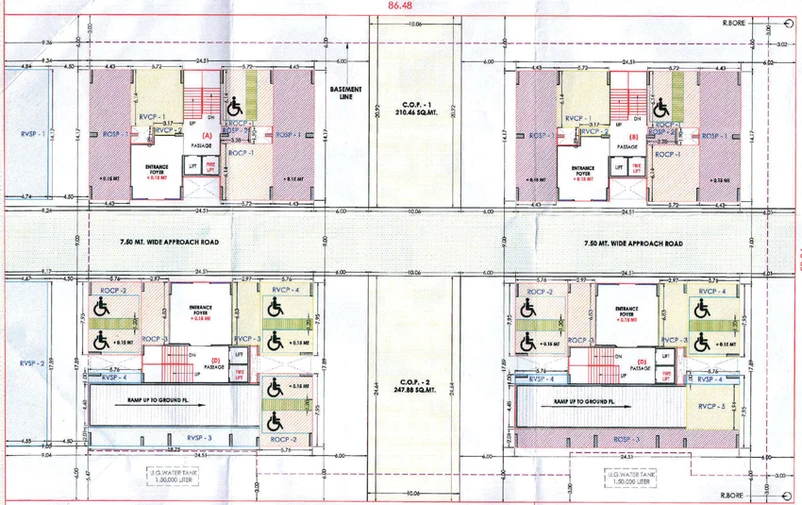 Master Plan of Sahjanand Tilak Heritage in Mota Varachha, Surat - Image 96624