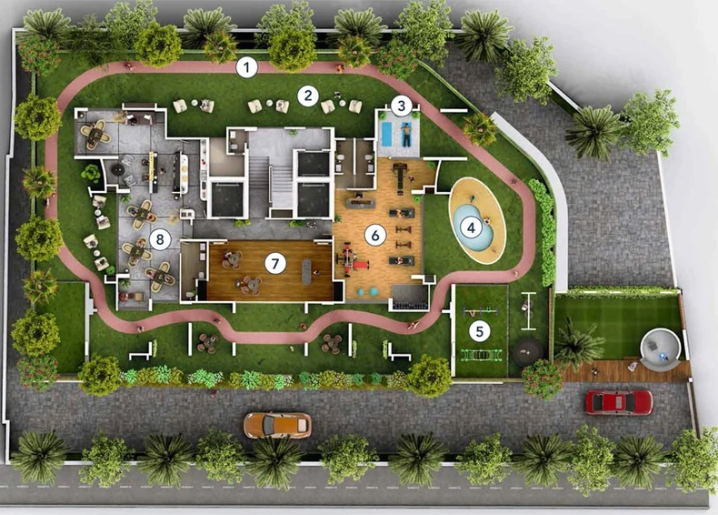 Master Plan of Living Urna 71P in Borivali East, Mumbai - Image 95830