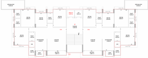 Floor Plan of Dobariya Swarg in Pal, Surat - Image 96631