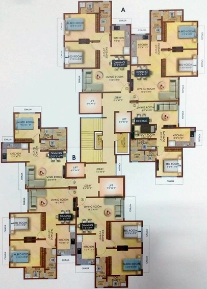 Floor Plan of Arunoday Heritage in Bhandup West, Mumbai - Image 95836