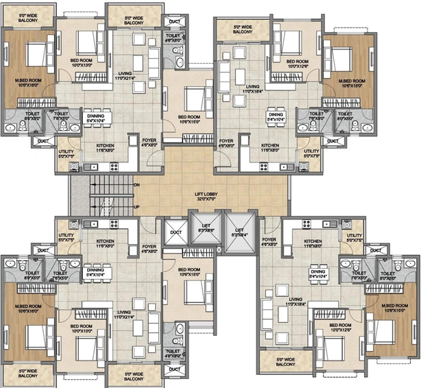 Floor Plan of Shriram Codename Electronic City in Electronic City, Bangalore - Image 96716