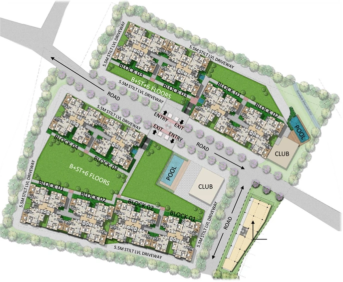 Master Plan of Shriram Codename Electronic City in Electronic City, Bangalore - Image 96717