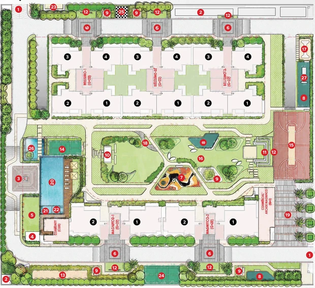 Master Plan of Eldeco La Vida Bella in Greater Noida West, Greater Noida - Image 96734