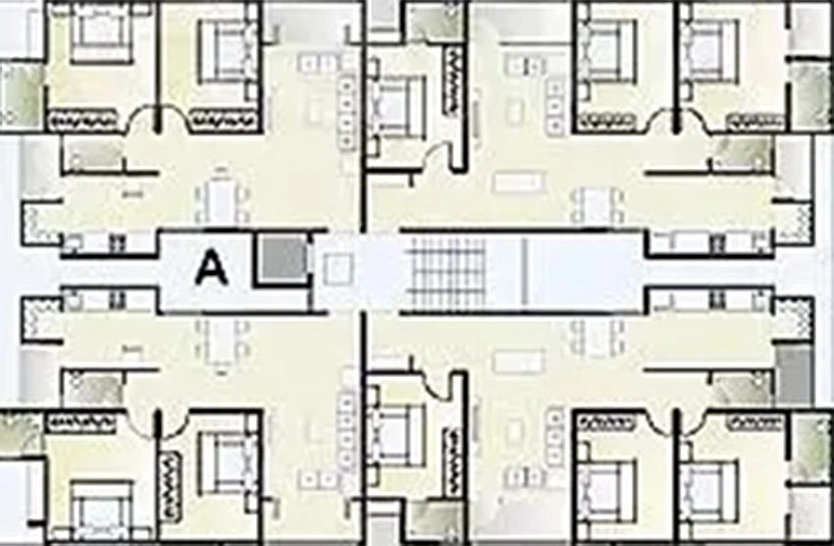 Floor Plan of Earth Pratishtha Elegance in Kudasan, Gandhinagar - Image 169374