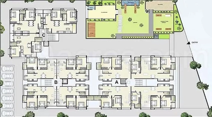 Master Plan of Earth Pratishtha Elegance in Kudasan, Gandhinagar - Image 169375