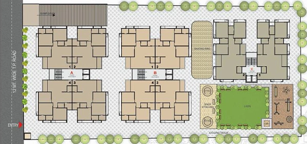 Master Plan of Sneh Kunj Elegance in Kudasan, Gandhinagar - Image 154133