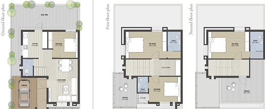 4 BHK House/Villa in Smaran Bungalows in Adalaj, Gandhinagar - Image 811526