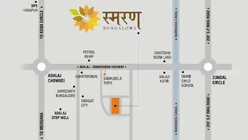 Location of Smaran Bungalows - Image 154105