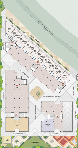 Master Plan of Neelkanth Jay Visat Mangalya in Vavol, Gandhinagar - Image 153927