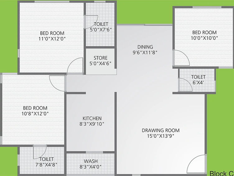 3 BHK Flat in Sangath IPL Terraces in Sargasan, Gandhinagar - Image 811511