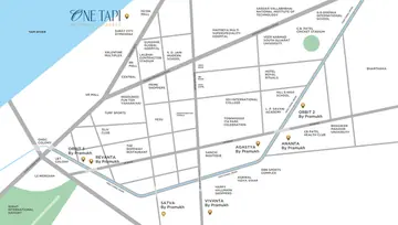Location of Pramukh One Tapi - Image 111275