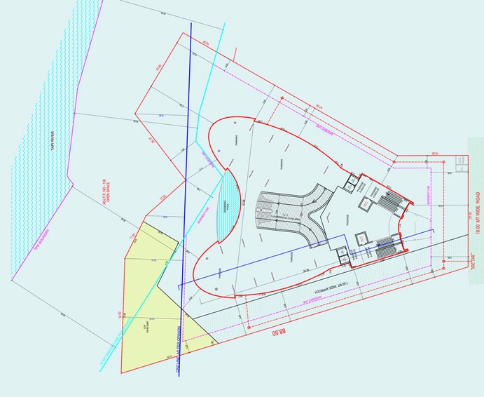 Master Plan of Pramukh One Tapi in Piplod, Surat - Image 111277