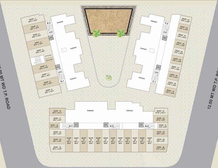 Master Plan of True Shree Umiya Residency in Bamroli, Surat - Image 179150