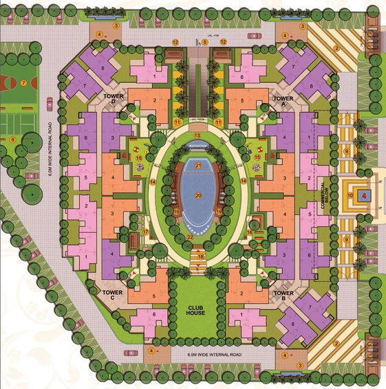 Master Plan of Newtech La Palacia in Greater Noida West, Greater Noida - Image 96753
