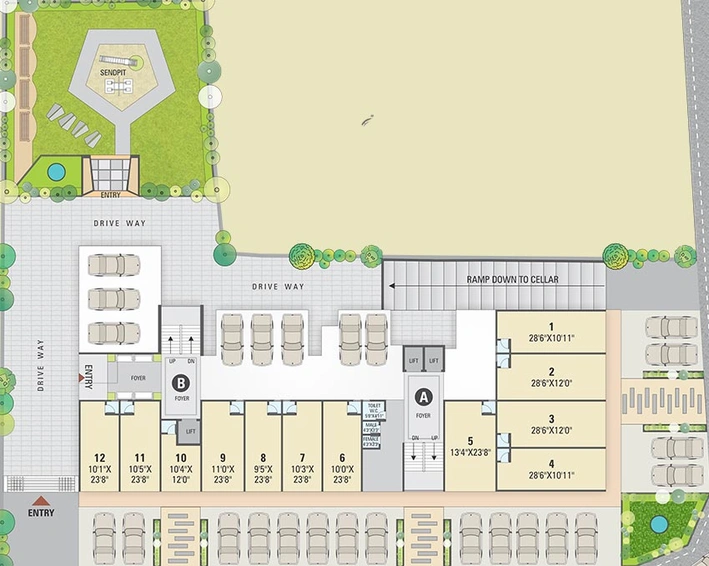 Master Plan of Shrinidhi Pratham Residency in Odhav, Ahmedabad - Image 189933