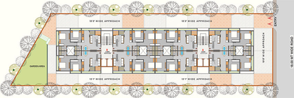 Master Plan of Rajswa Sankalp Residency in Vinzol, Ahmedabad - Image 154216