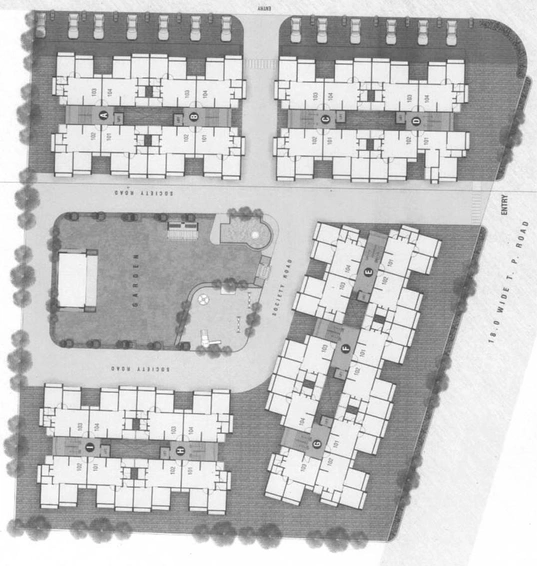 Master Plan of Ratna Mohan Om Avenue in Sanand, Ahmedabad - Image 97763