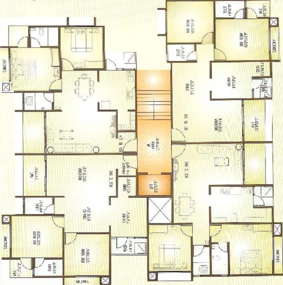 Floor Plan of Nirmit Crystal in Kalol, Gandhinagar - Image 152765