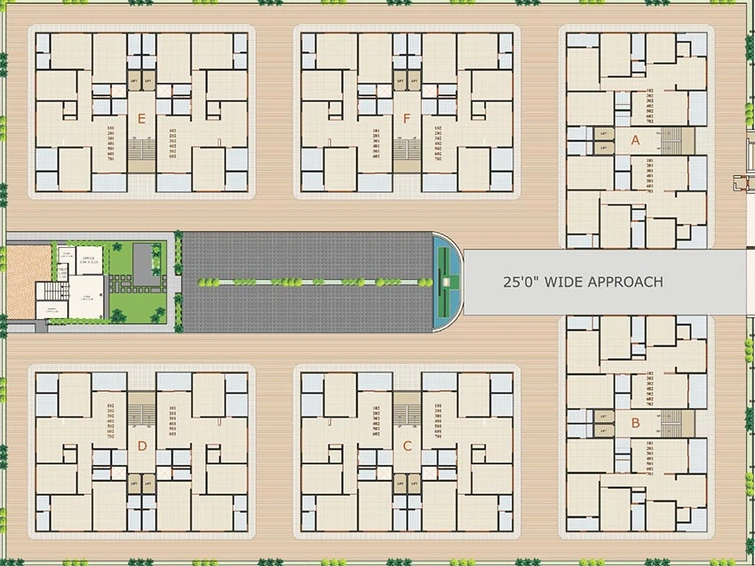 Master Plan of Dev Aavkar Homes in Nikol, Ahmedabad - Image 192025