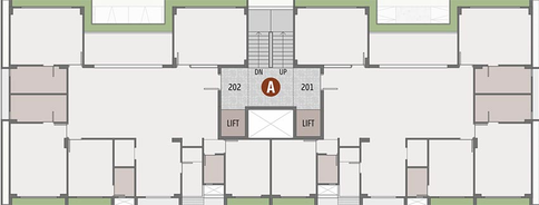 Floor Plan of Swastik The Crest in Nikol, Ahmedabad - Image 190149