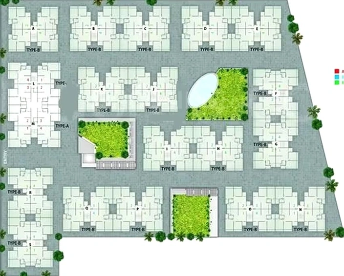 Master Plan of Devnandan Parisar 2 in Adalaj, Gandhinagar - Image 169335