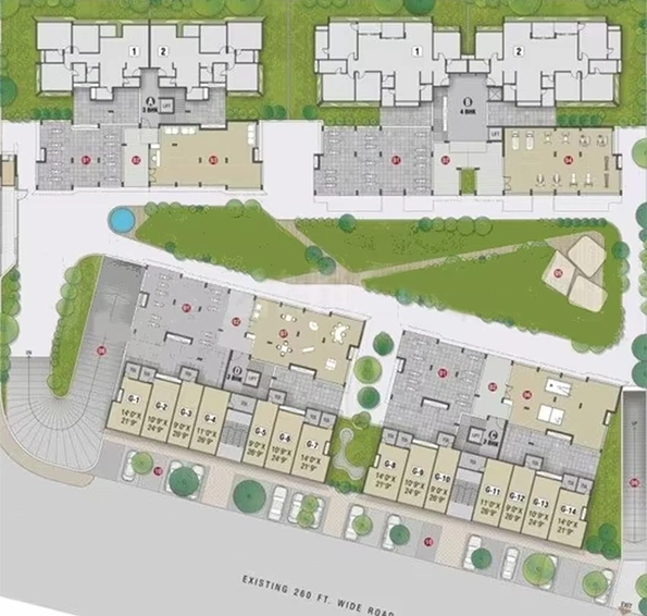Master Plan of Landmark Living in Randesan, Gandhinagar - Image 169359