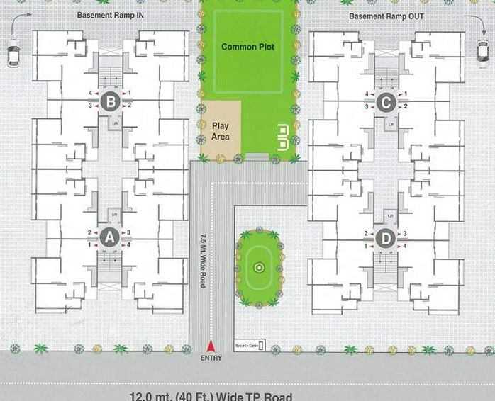 Master Plan of Shiv Kabir Paradise in Sargasan, Gandhinagar - Image 152208