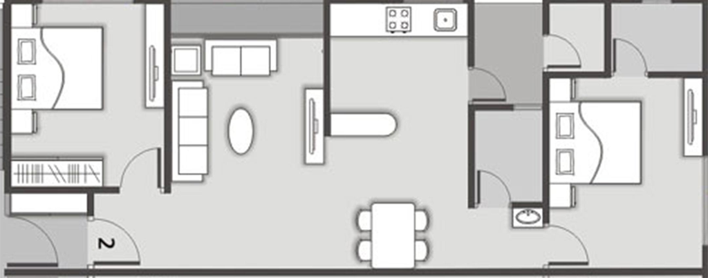 2 BHK Flat in Ariane Casa in Adalaj, Gandhinagar - Image 816145