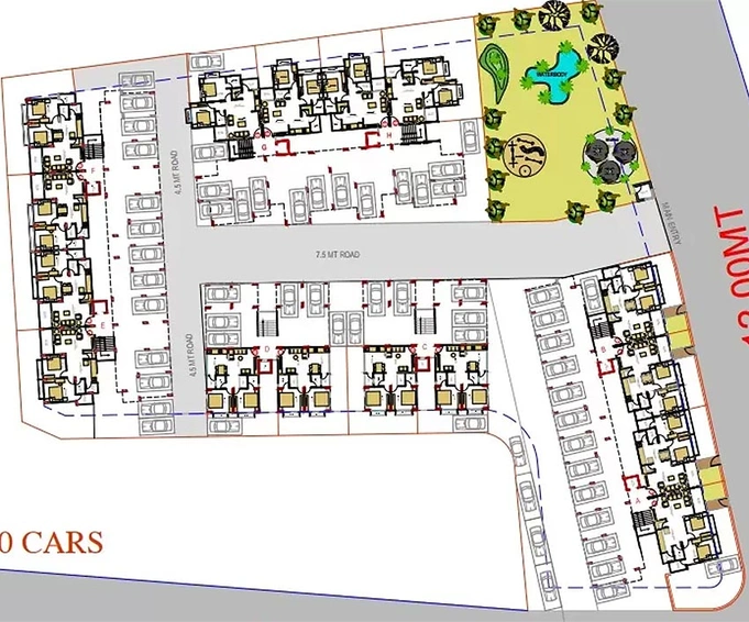 Master Plan of PSY Pramukh Pride in Randesan, Gandhinagar - Image 169370