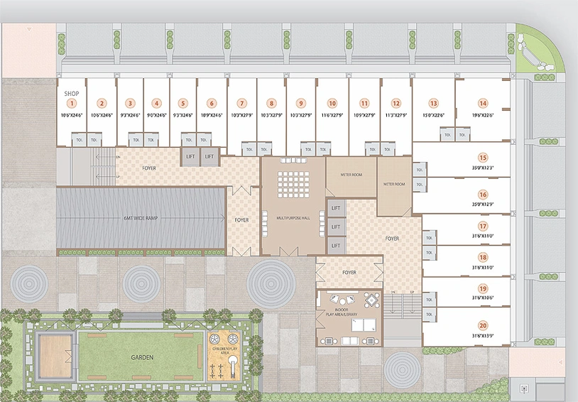 Master Plan of Sagar Dynamic in Raysan, Gandhinagar - Image 152369