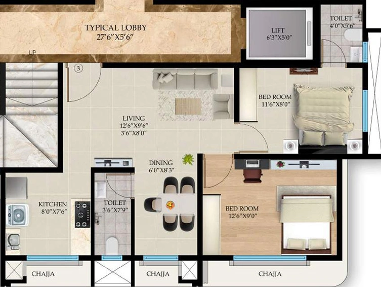 2 BHK Flat in RM Green View in Kandivali West, Mumbai - Image 673272