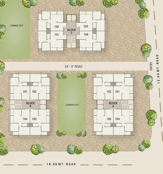 Master Plan of Sharda Devshree in Randheja, Gandhinagar - Image 152281