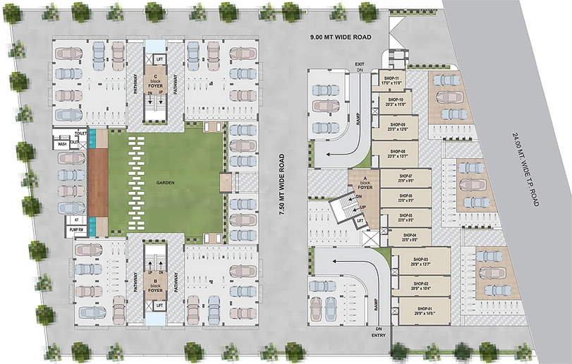 Master Plan of Saumya Shree Satvat in Raysan, Gandhinagar - Image 151893