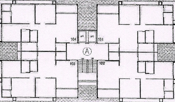 Floor Plan of Radhe Vraj Skyline in Dahegam, Gandhinagar - Image 169380