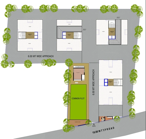 Master Plan of Ratna Mohan Sai Green Valley 3 in Ghuma, Ahmedabad - Image 97793