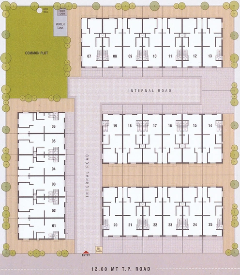 Master Plan of Solis Sun Elegance in Vavol, Gandhinagar - Image 151855
