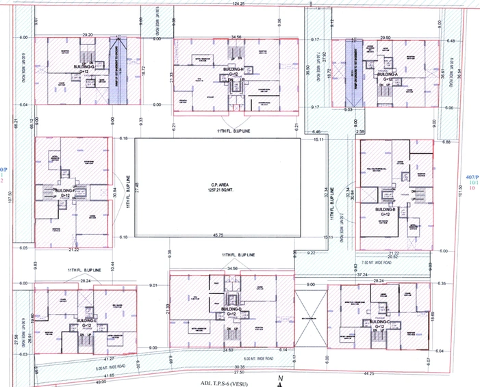 Master Plan of Avadh Elrica in Vesu, Surat - Image 106703