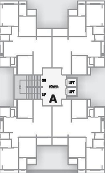 Floor Plan of Satvan Bellevue in Raysan, Gandhinagar - Image 151049
