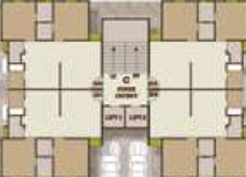 Floor Plan of Myco Akibah Heights in Sarkhej, Ahmedabad - Image 192304