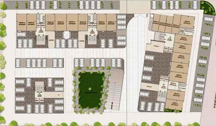 Master Plan of Myco Akibah Heights in Sarkhej, Ahmedabad - Image 192305