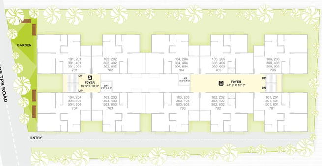 Master Plan of Ashtavinayak Elegance in Chandlodiya, Ahmedabad - Image 95717