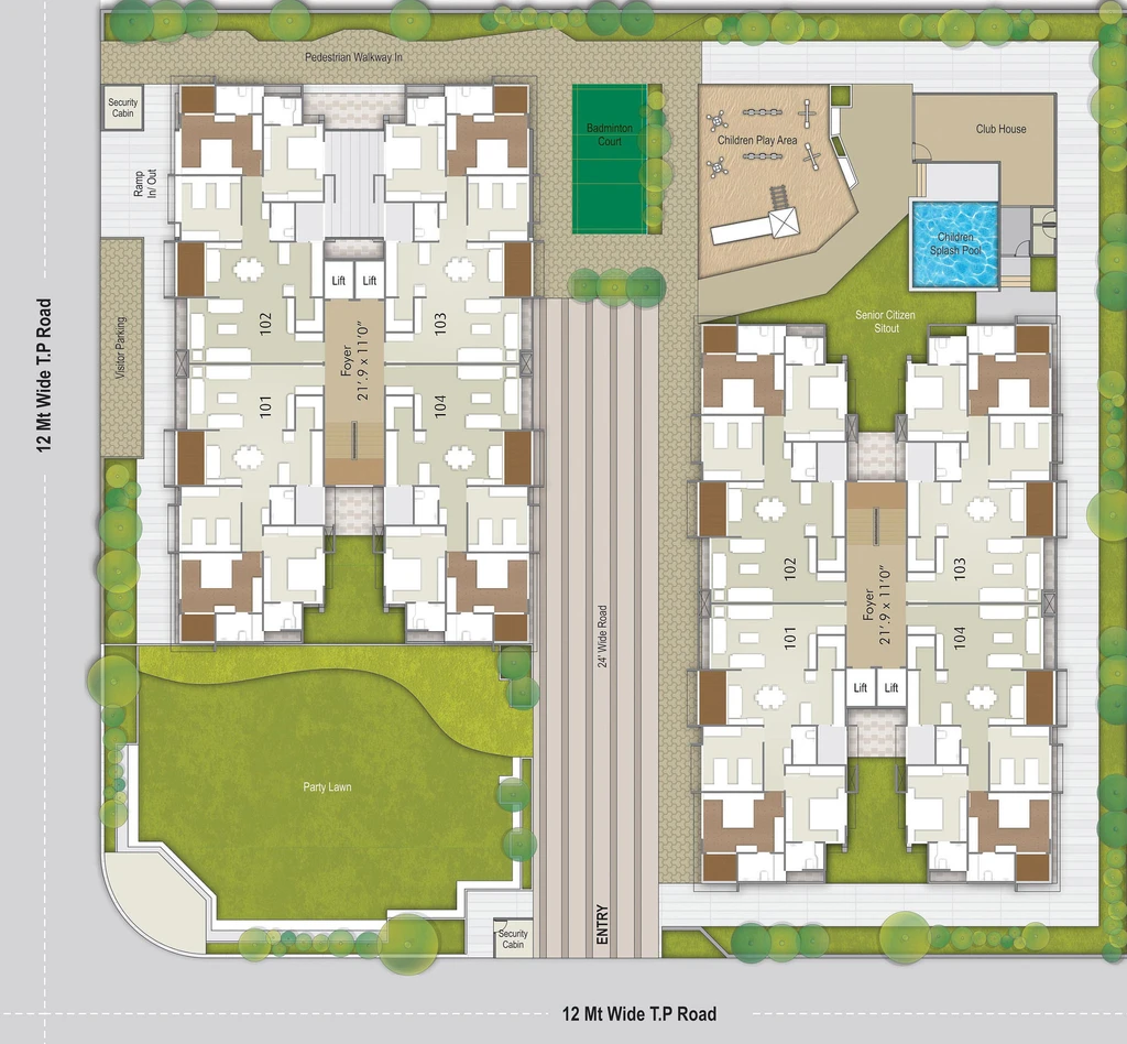 Master Plan of Akshar Shri Hari Eureka in Sargasan, Gandhinagar - Image 151310